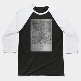 Doha, Qatar, city map poster Baseball T-Shirt